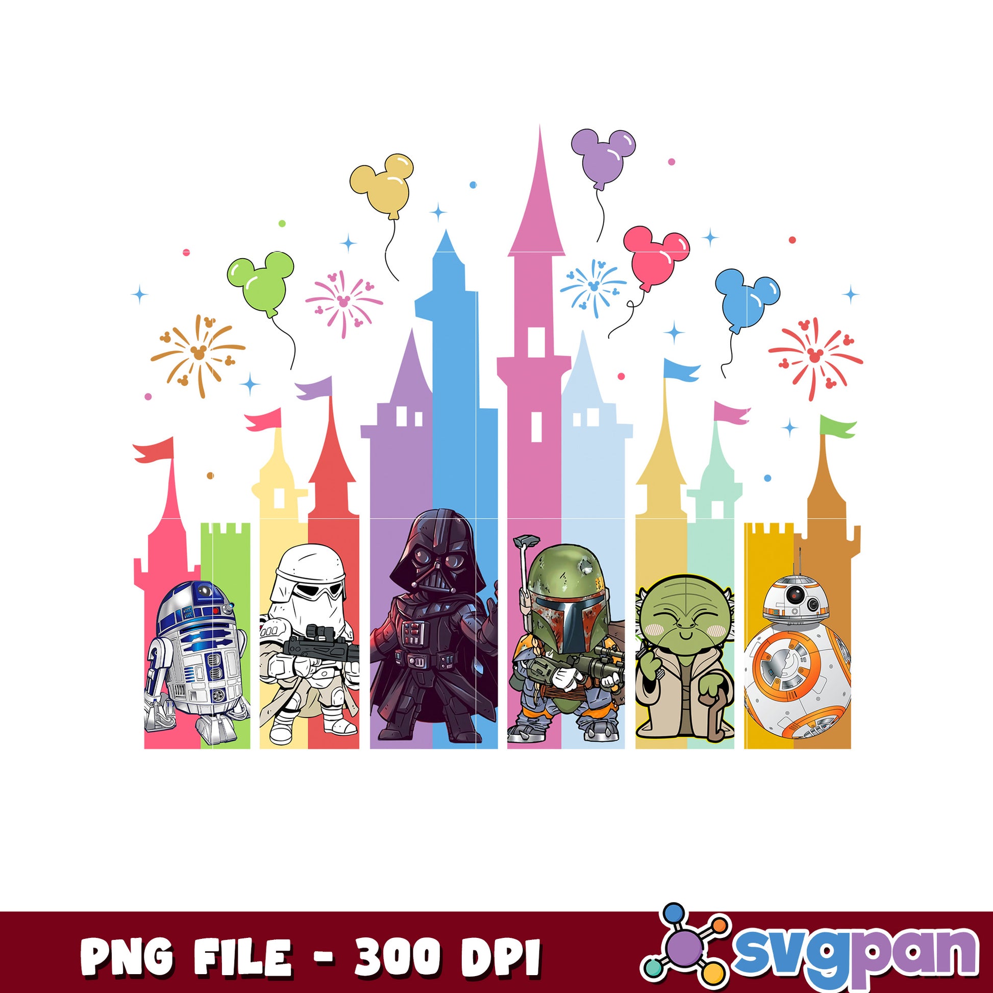 Star Wars Disney Castle PNG