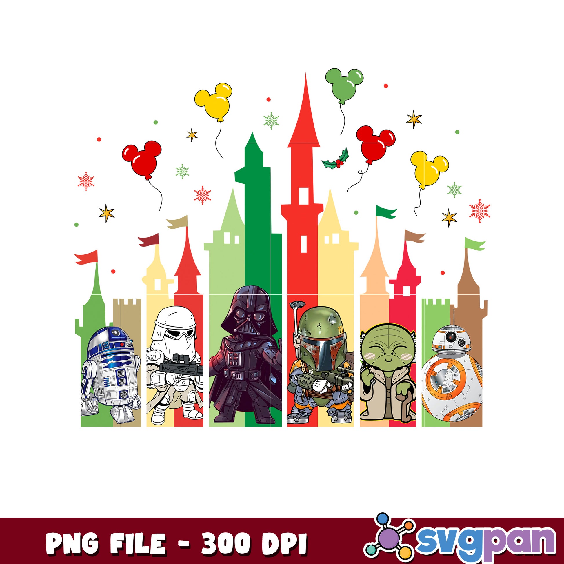 Star Wars Disney Christmas PNG