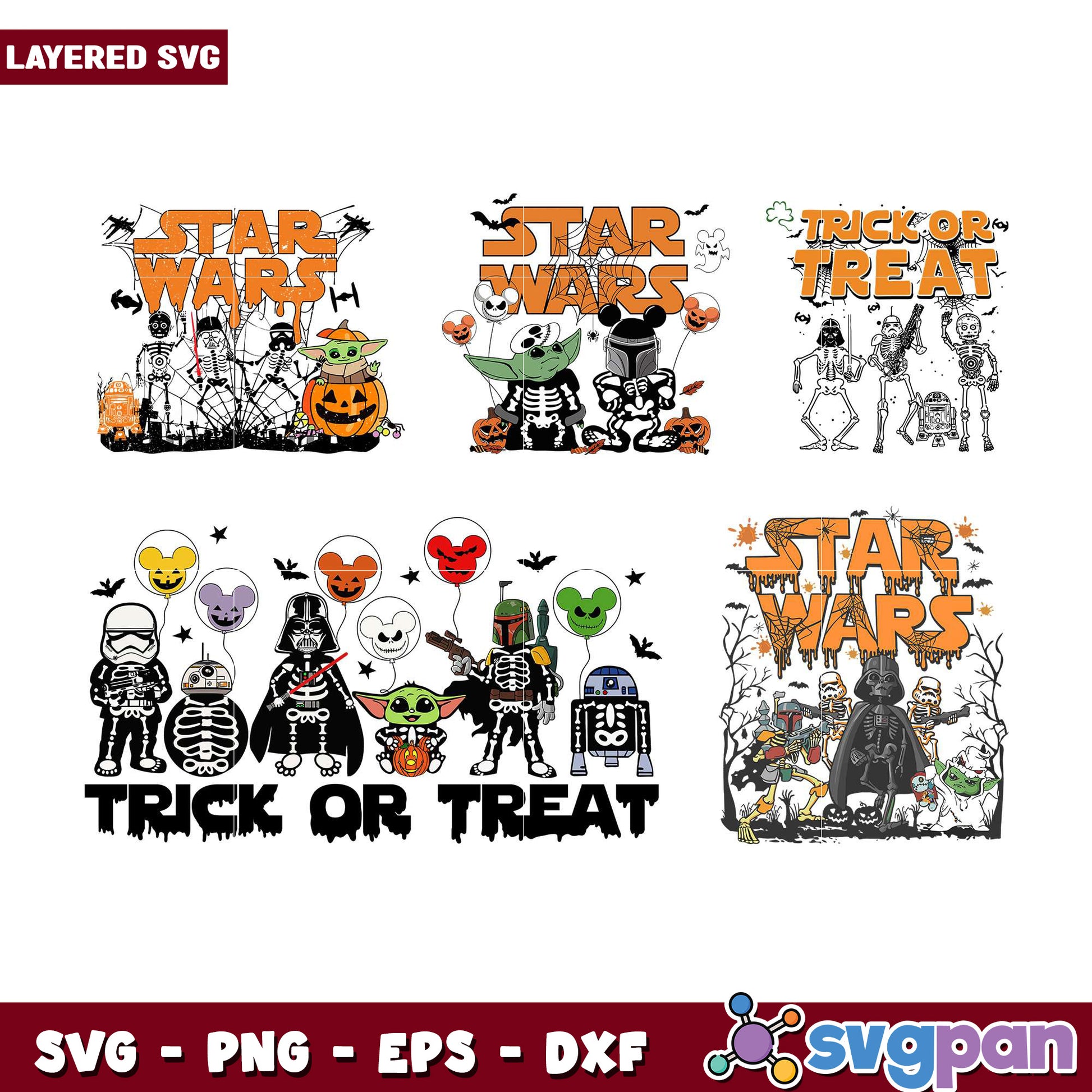 Star Wars Halloween SVG Bundle for Creative Projects