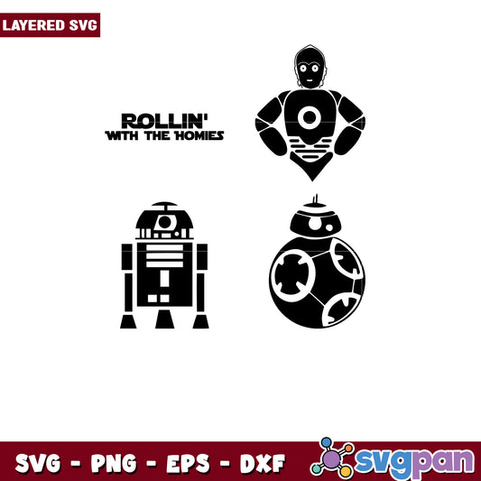 Star Wars Homies SVG Bundle for Creative Projects
