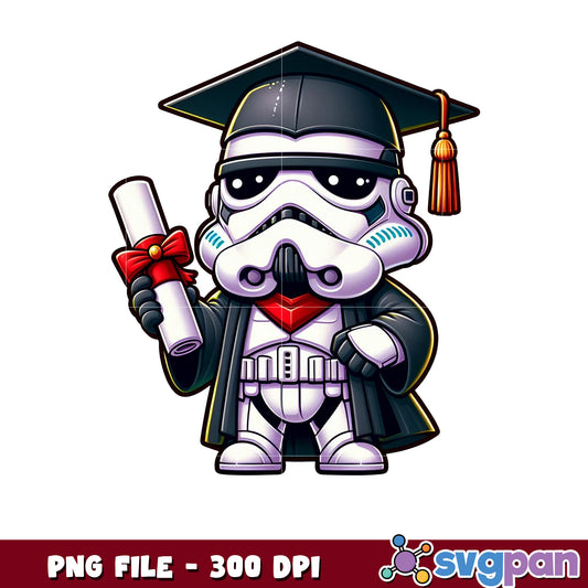 Star Wars Stormtrooper graduate png, stormtrooper png, graduate png