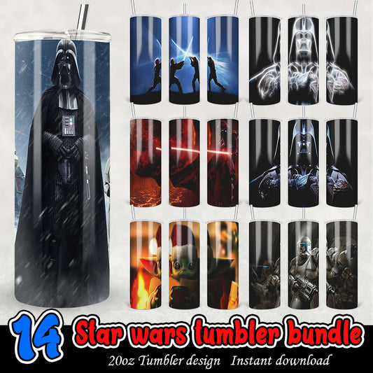 Star Wars Tumbler Bundle PNG Designs