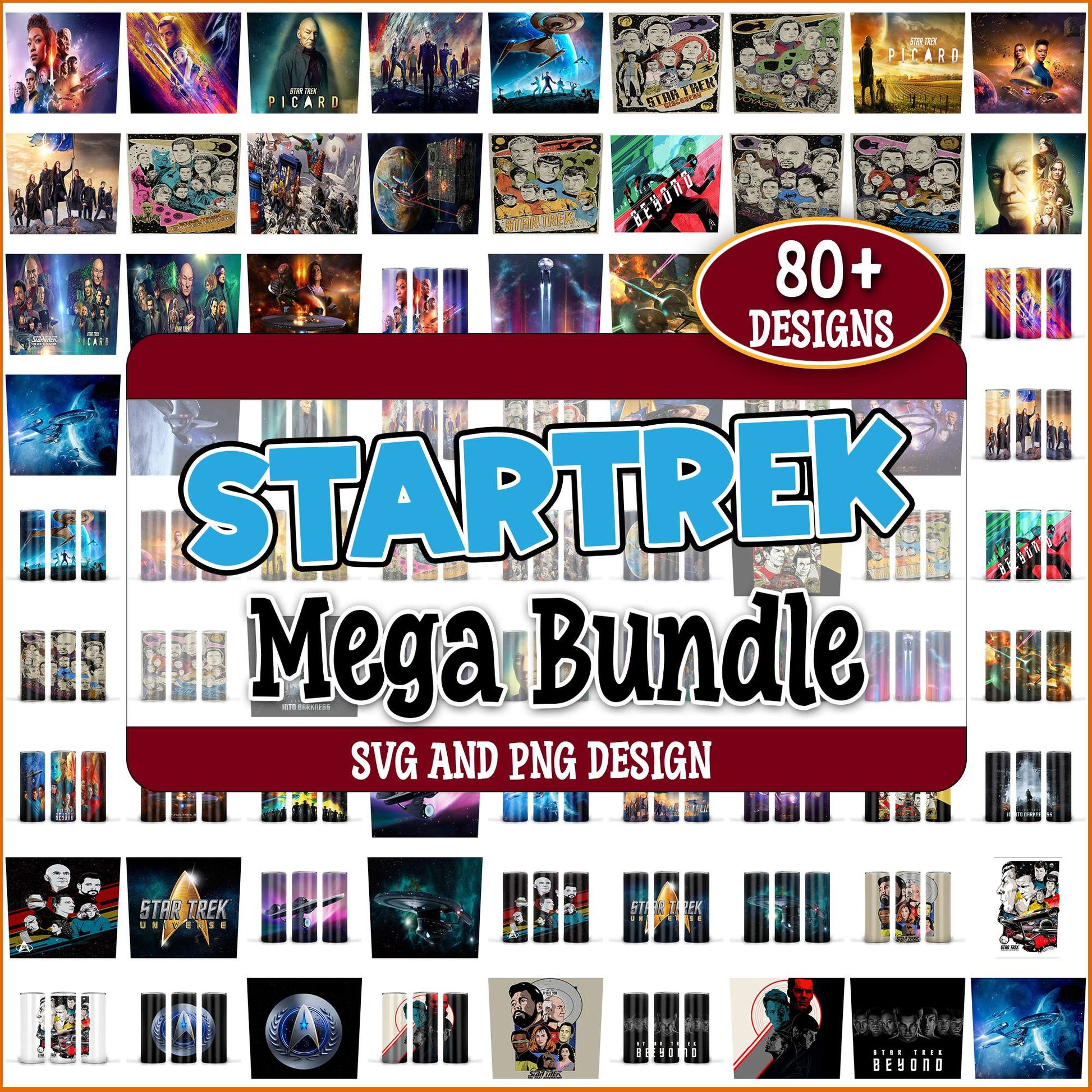 Star trek art svg bundle