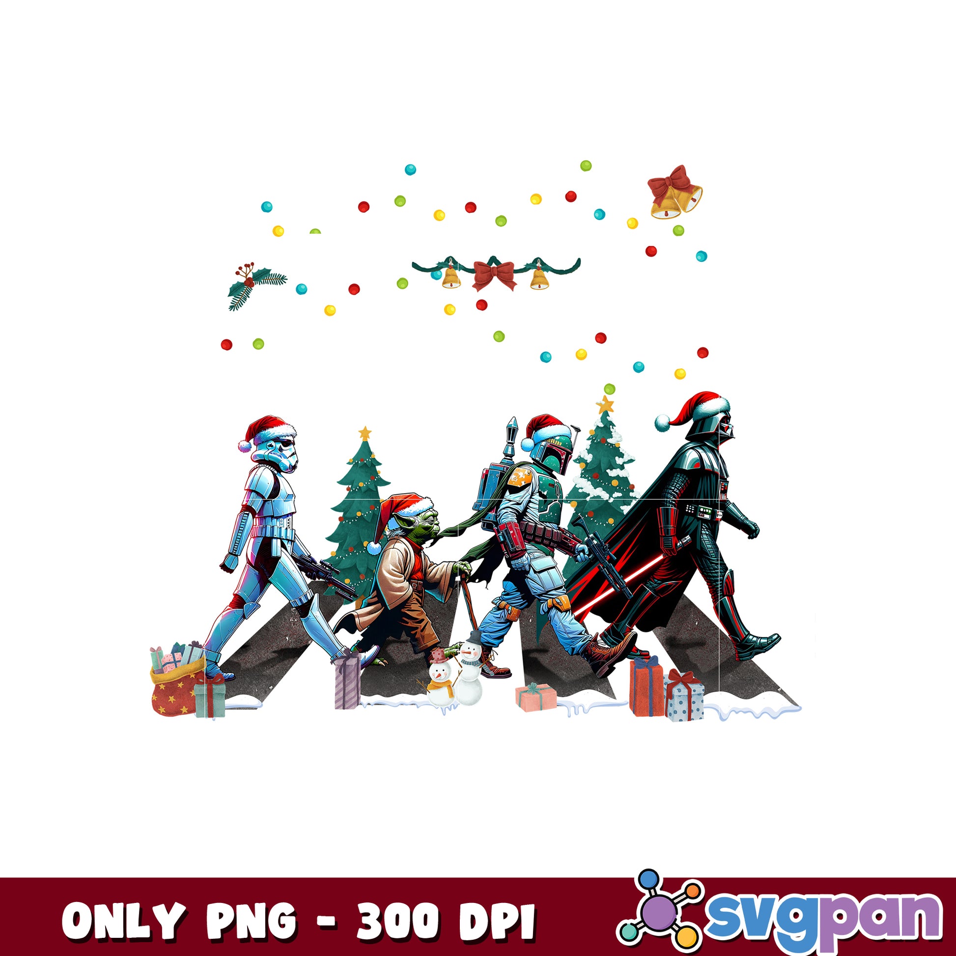 Star wars christmas lights png