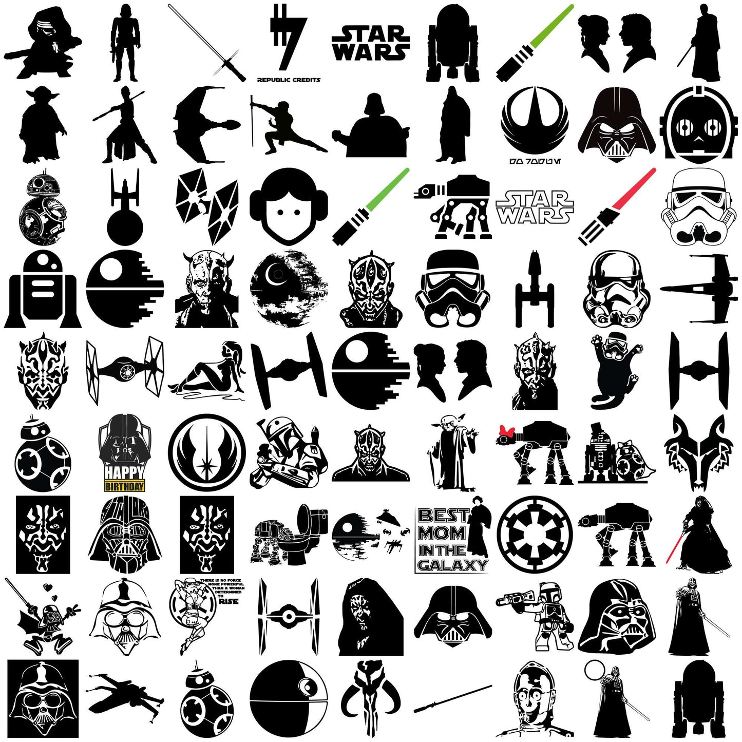 Star wars collection svg bundle, star wars games svg, star wars a new hope svg