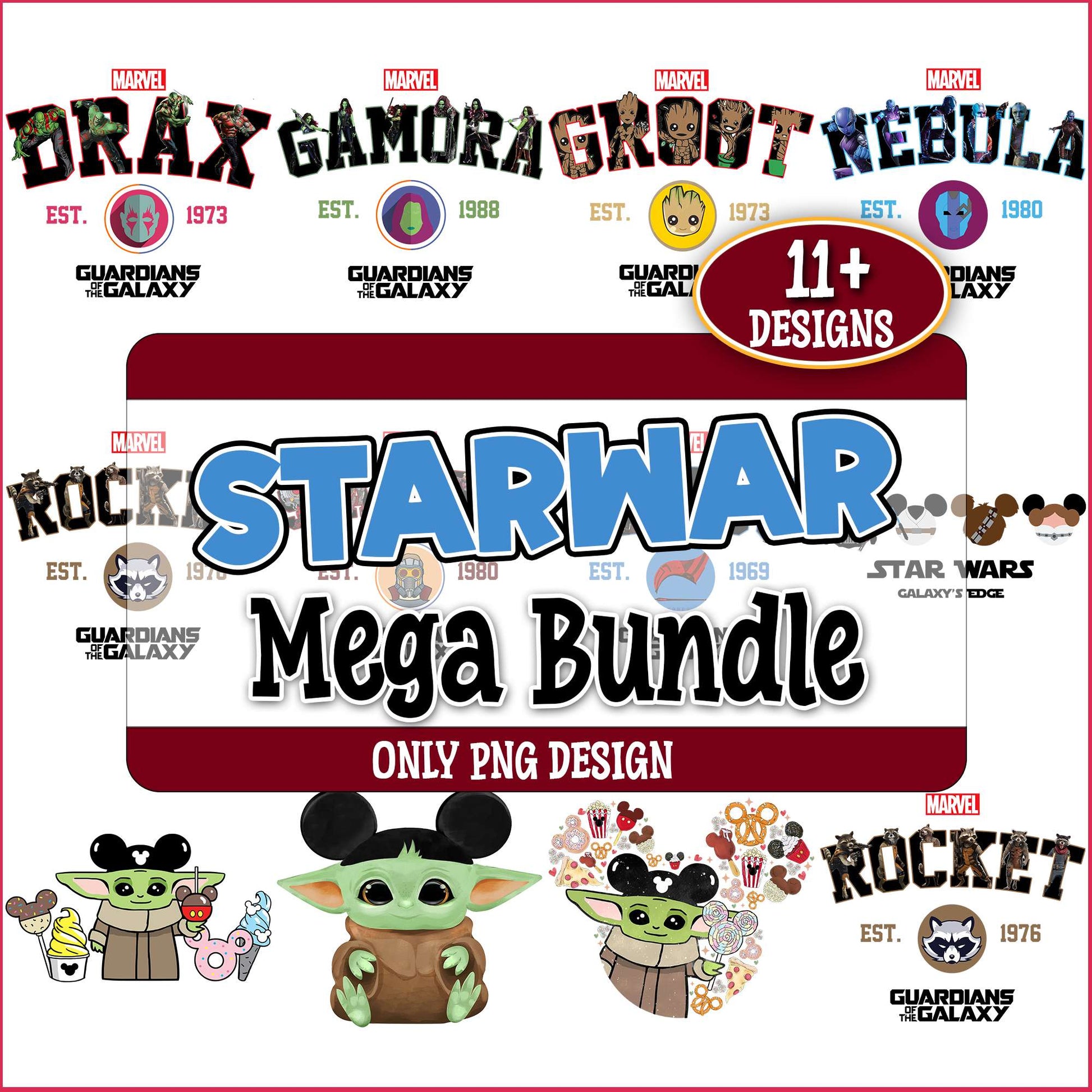 Star wars galaxy png bundle