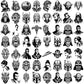 Star wars pencil art svg bundle, star wars movies svg, star wars characters svg