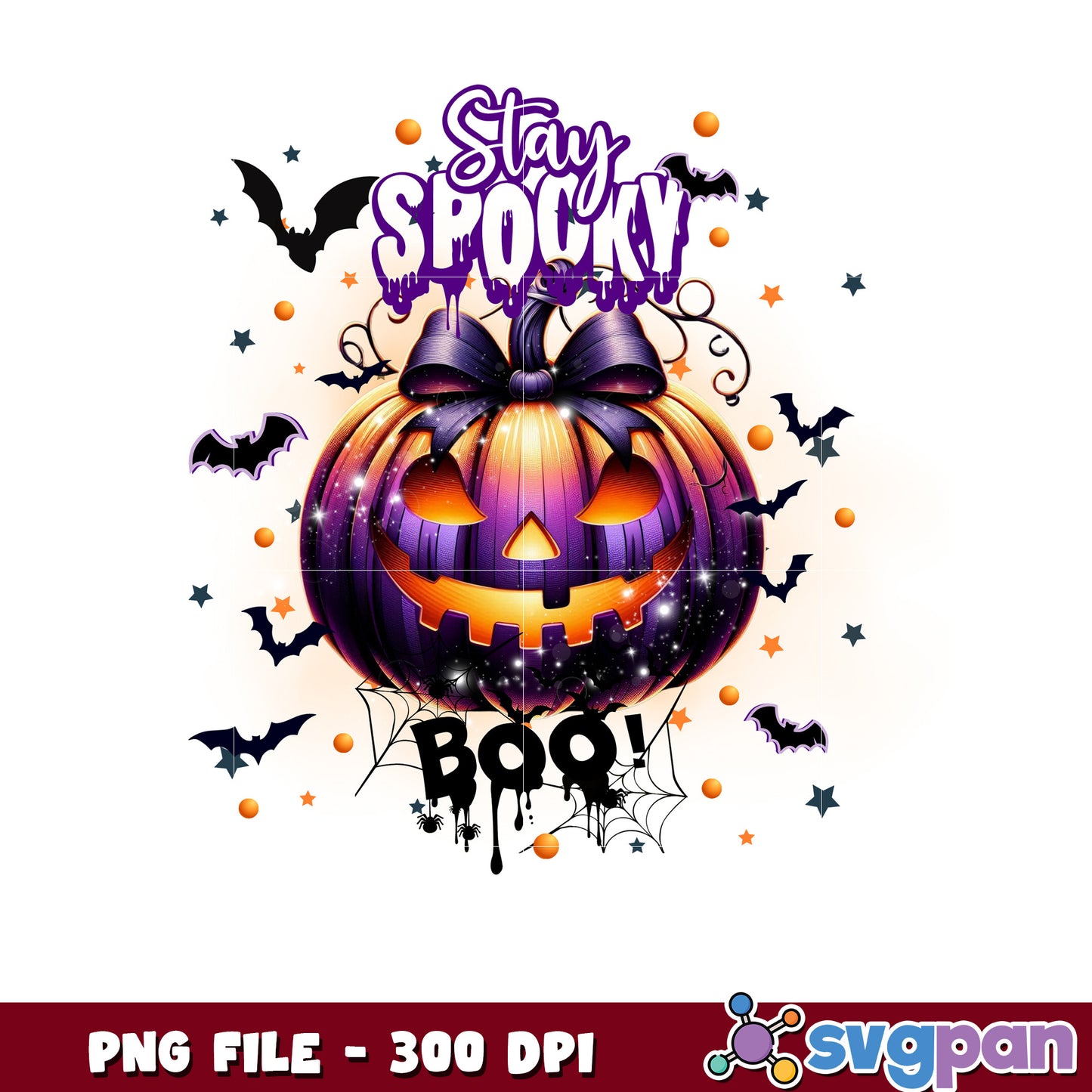 Stay spooky png, halloween background png, halloween candy png