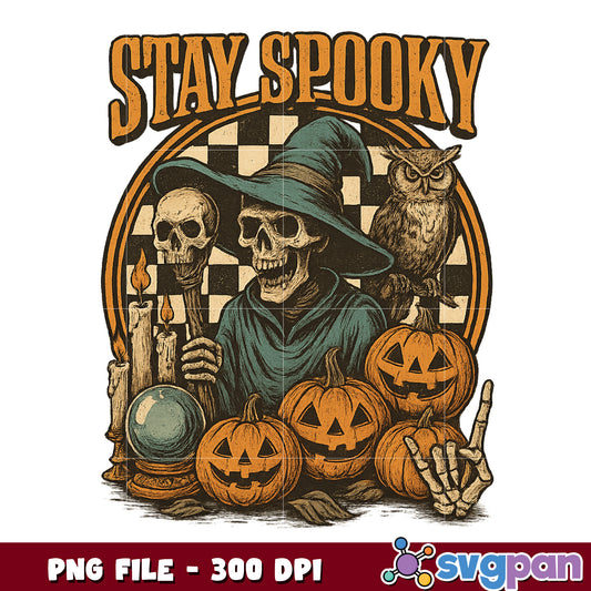 Stay spooky skeleton png, happy halloween​​ png, halloween​ toys png