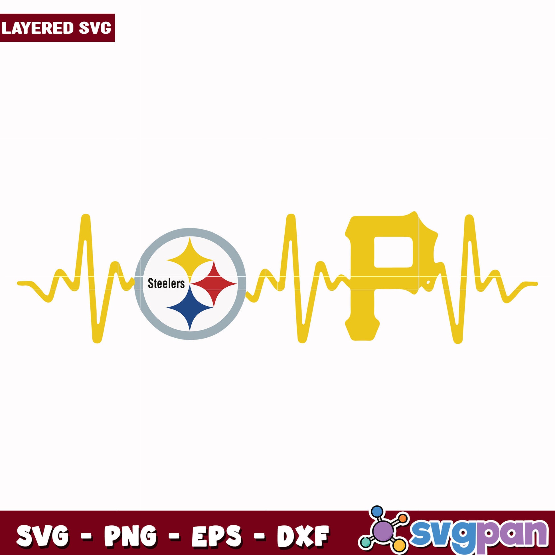Steelers it's in my DNA creavie design svg, nfl divisons​ svg, nfl steelers svg