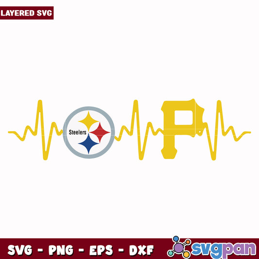 Steelers it's in my DNA creavie design svg, nfl divisons​ svg, nfl steelers svg