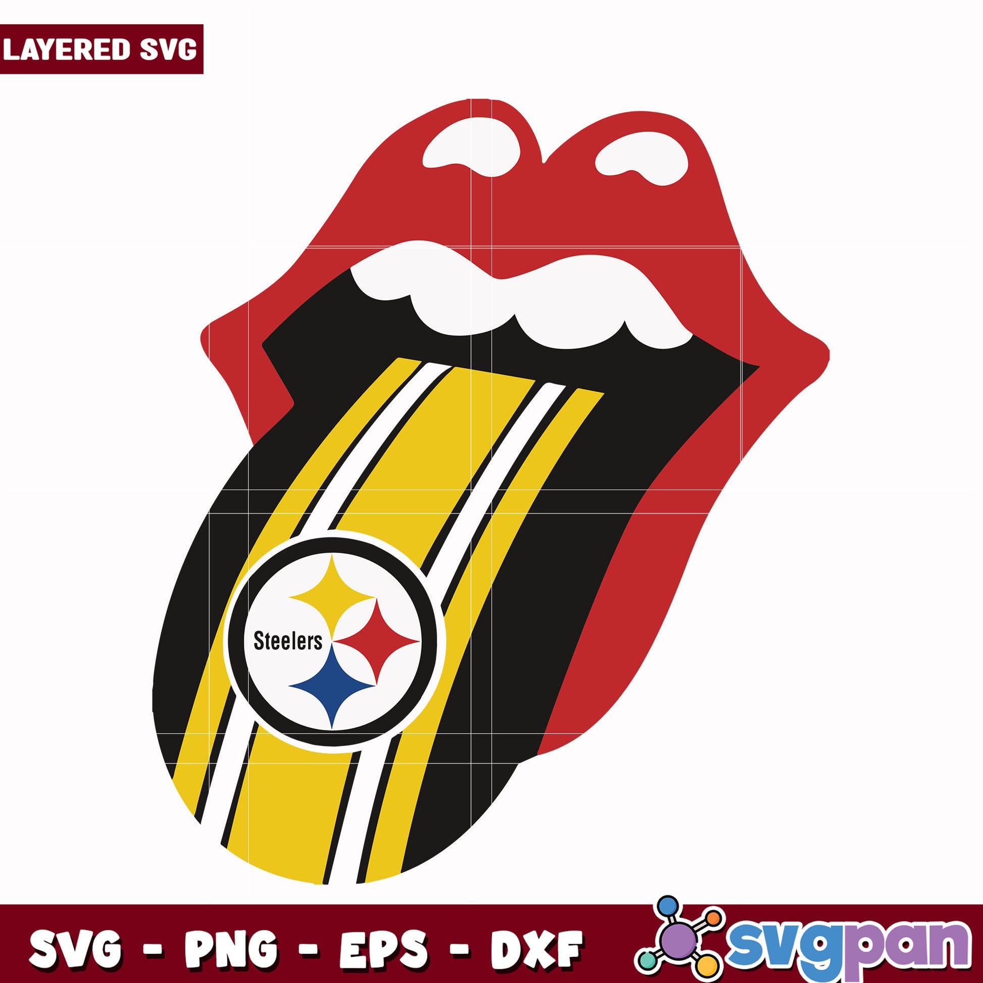 Steelers lips design svg, nfl divisons​ svg, nfl steelers svg