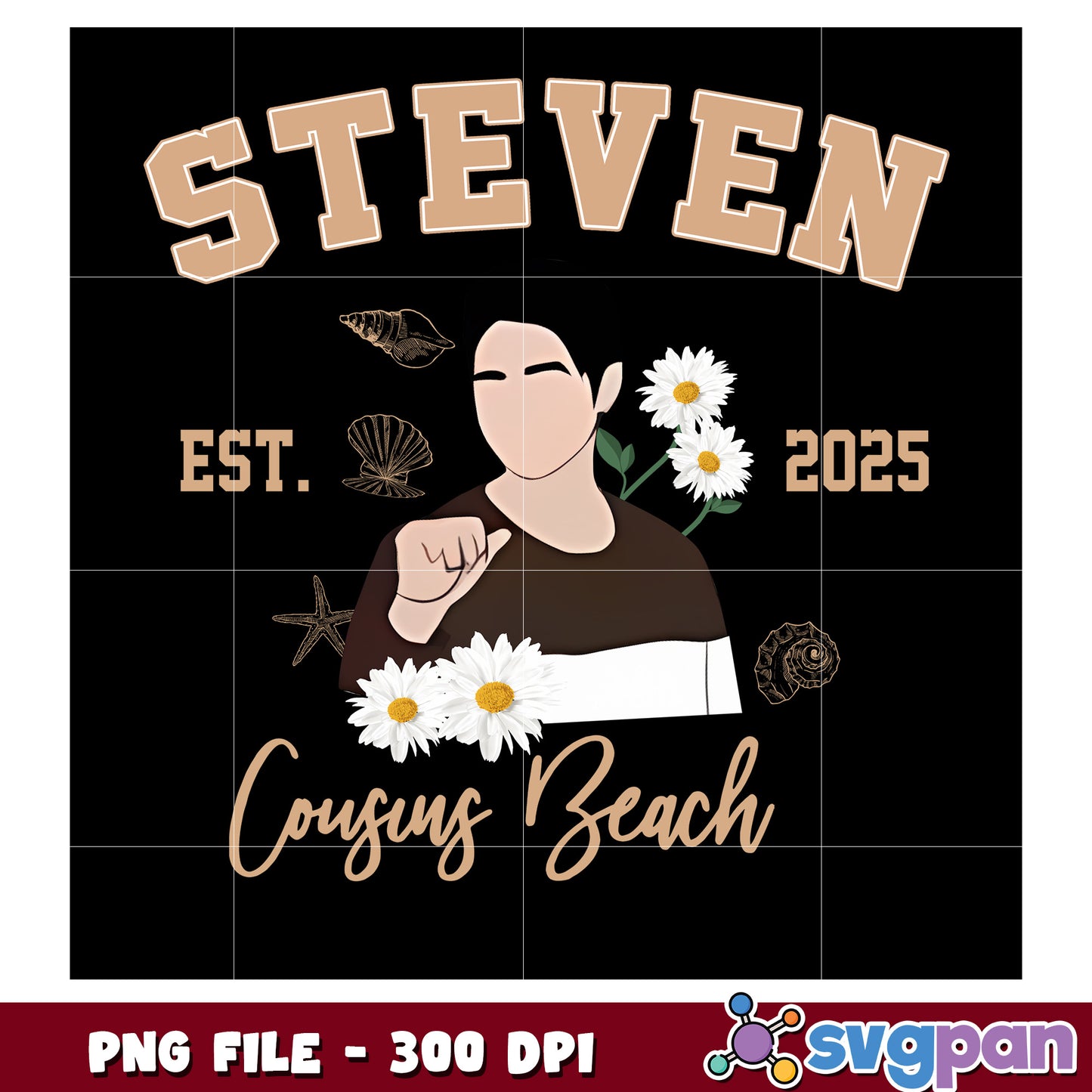Steven cousins beach png, summer vibes png, ocean scene png
