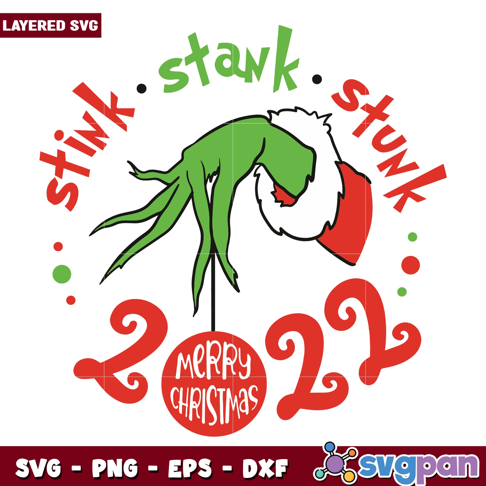 Stink stank stunk svg, new year grinch svg, christmas season svg