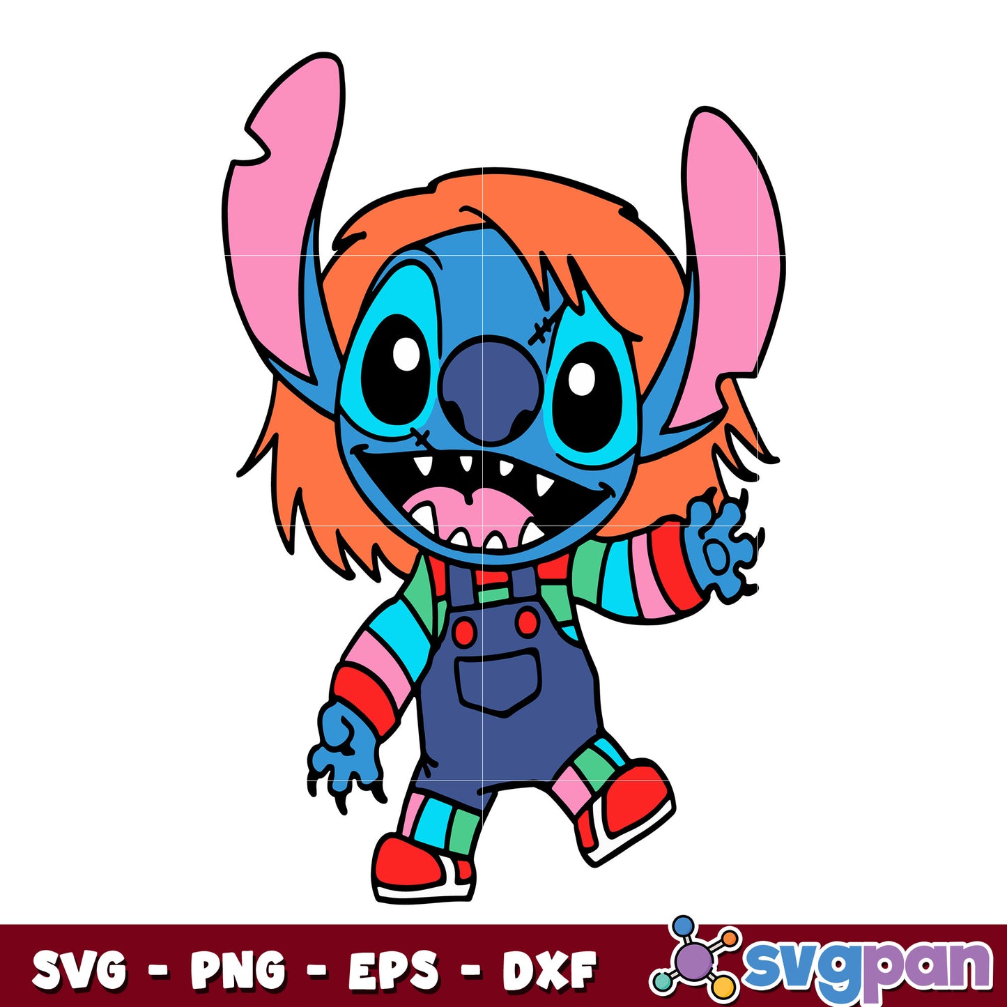 Stitch Chucky Good Guy svg – svgpan