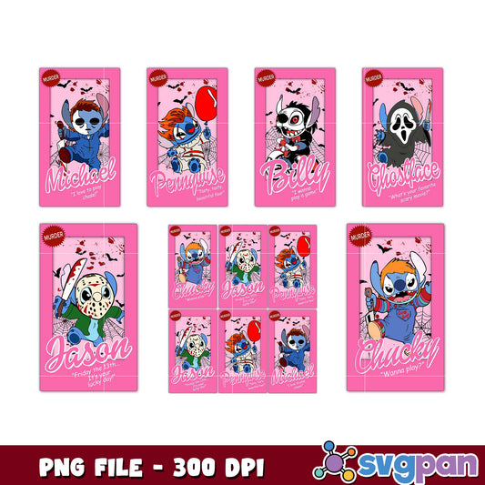Stitch Horror Movie Bundle PNG
