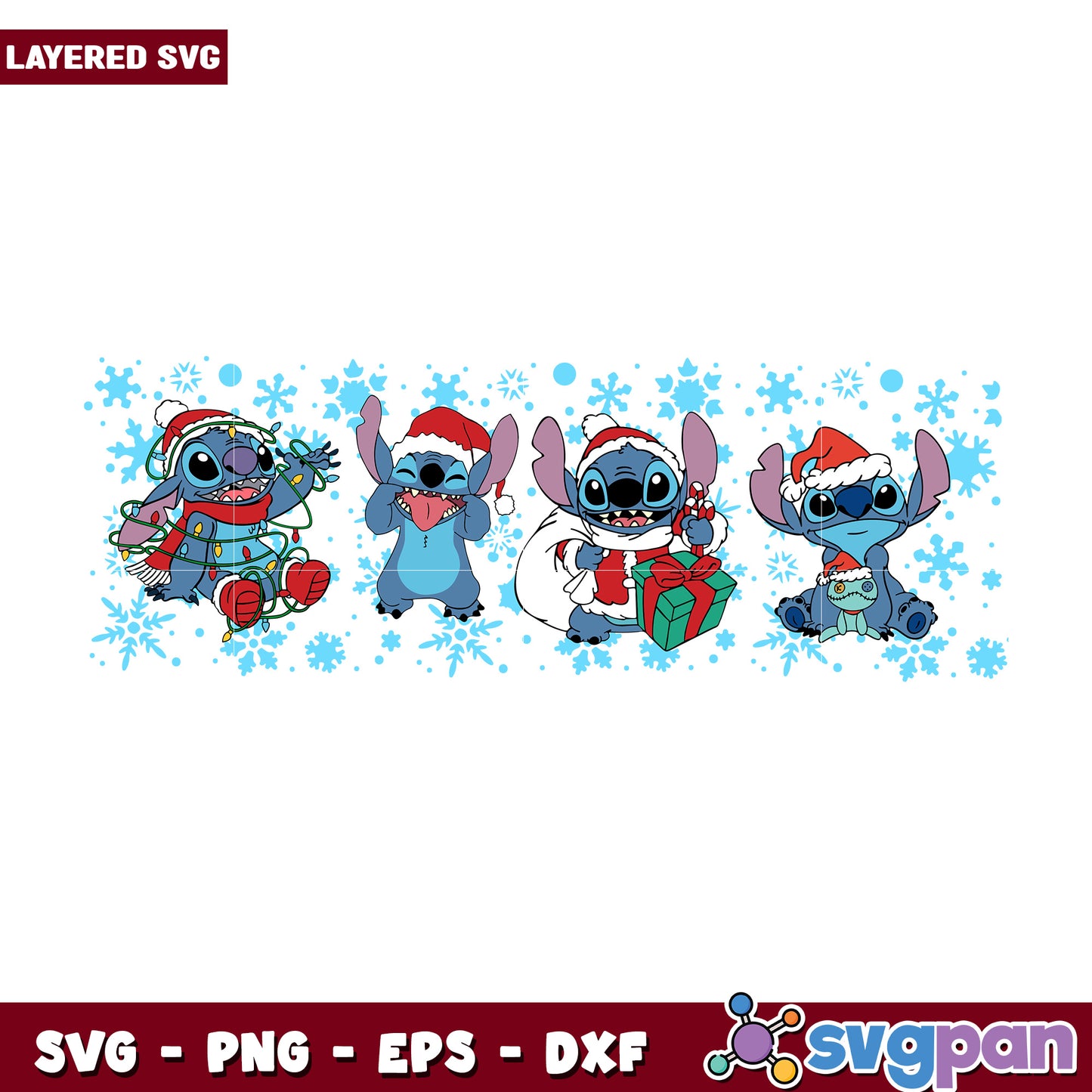 Stitch Merry Christmas svg, disney world svg, christmas design svg