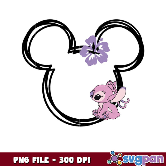 Stitch PNG Disney Mickey Ears Design