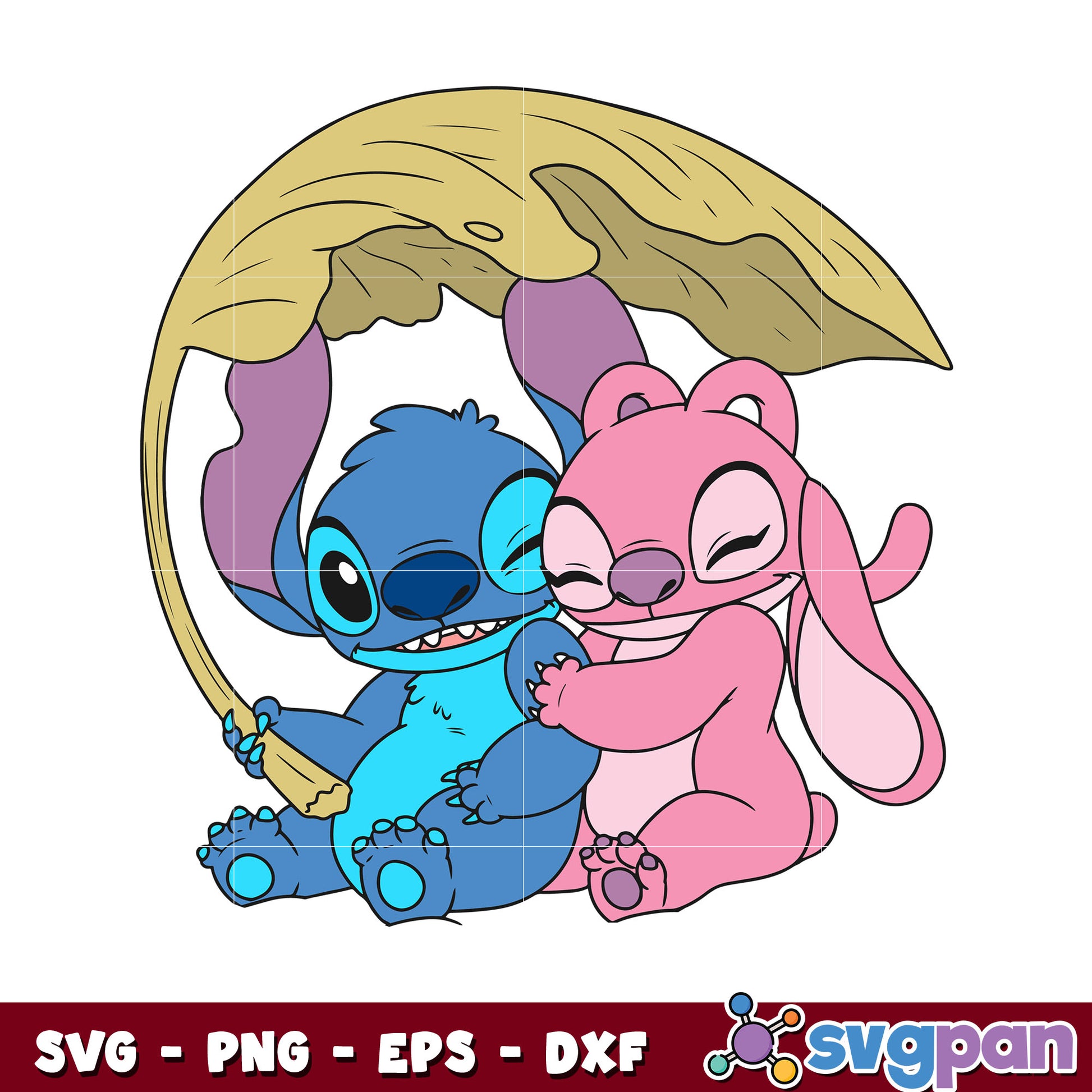 Stitch and angel valentine disney svg, angel valentine​ svg, stitch ang angel svg