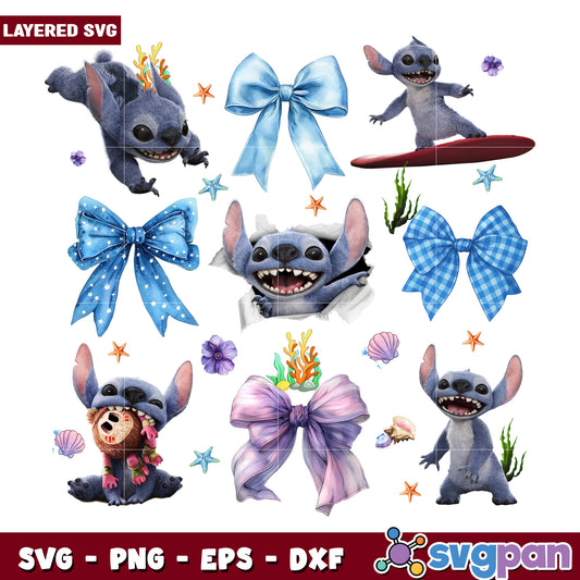 Stitch bow tie png, lilo and stitch  png, disney pixar png