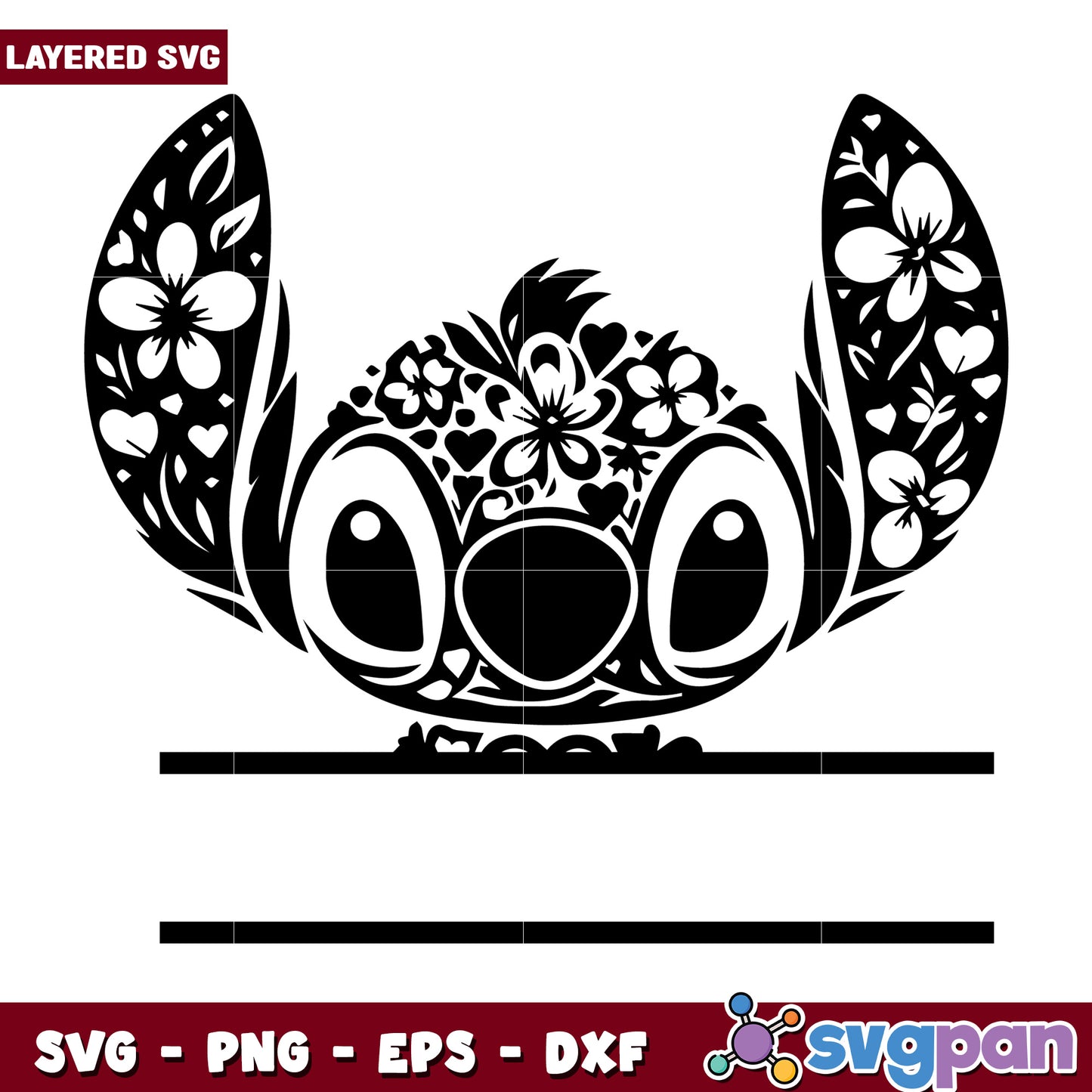 Stitch design svg, cute stitch toys svg, lilo and stitch svg