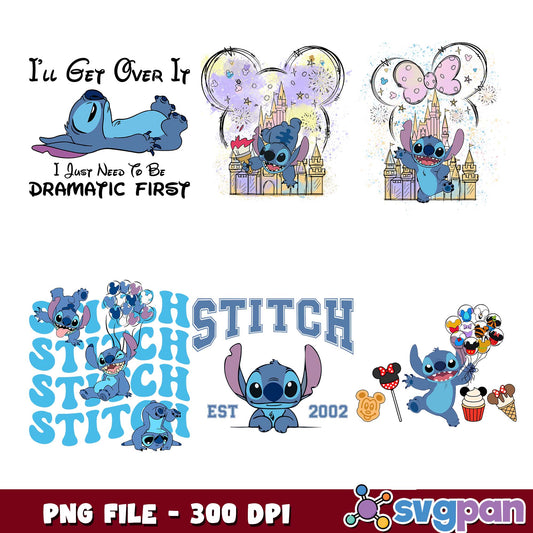 Stitch disney png bundle