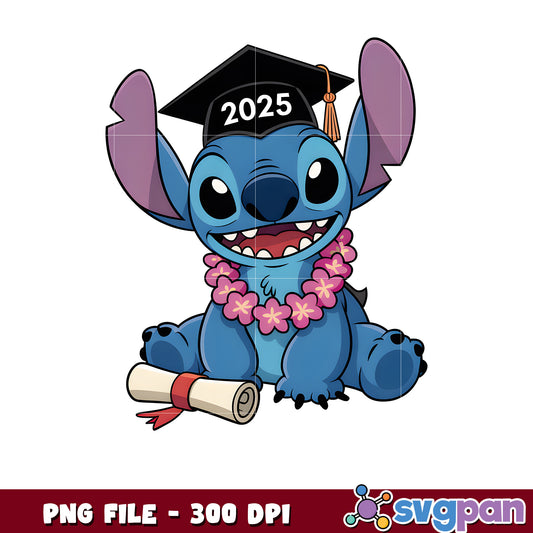 Stitch graduation illustration png, stitch memes funny​ png, lilo and stitch png