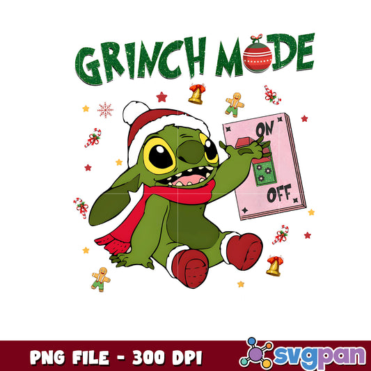 Stitch grinch mode png, grinch memes png, grinchmas png