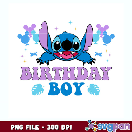 Stitch head birthday boy png, lilo and stitch the movie png, disney png