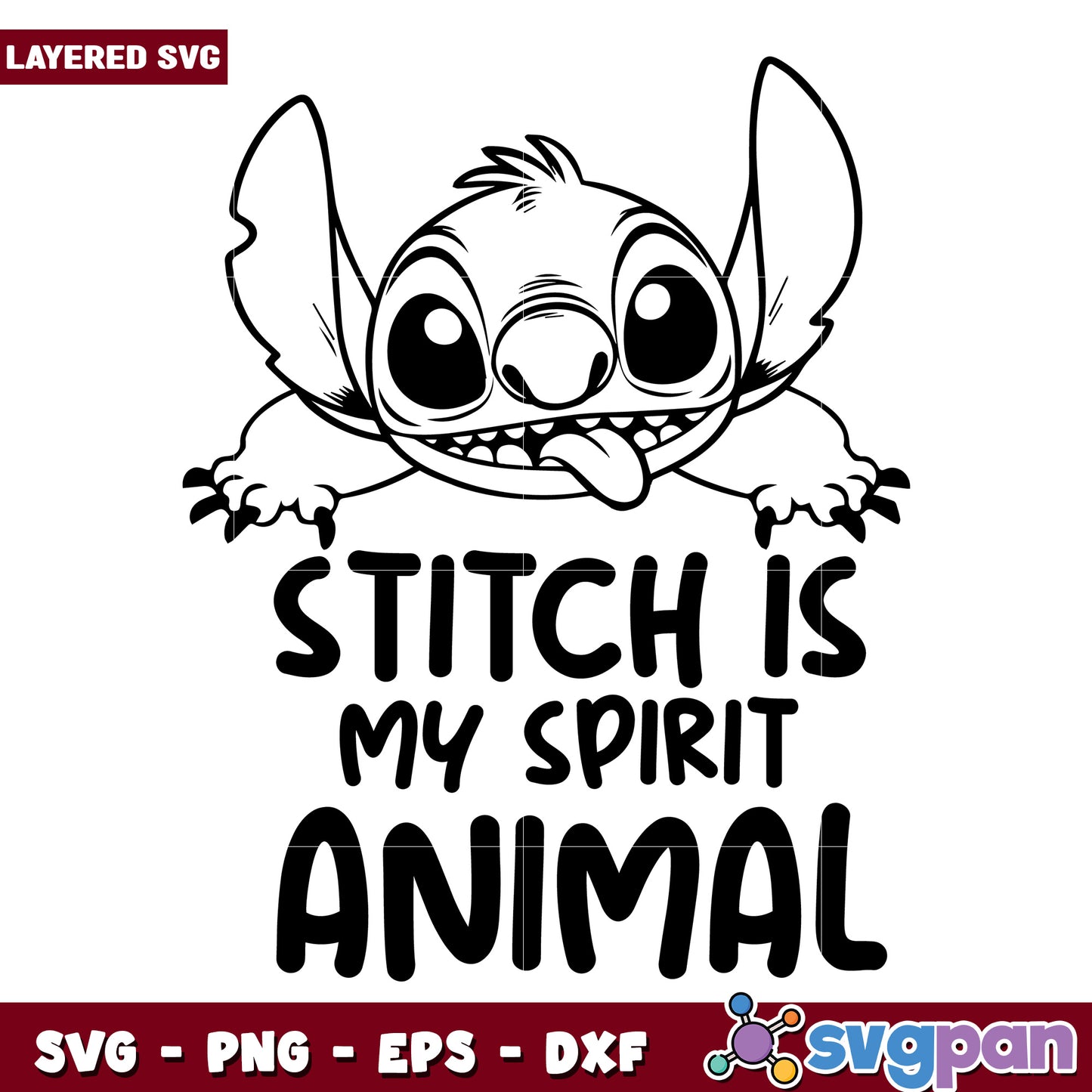 Stitch is my pirit animal svg, lilo and stitch toys svg, lilo and stitch movie svg