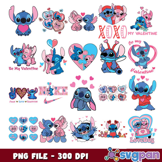 Stitch lovebug png bundle
