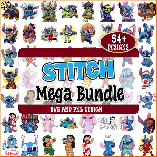 Stitch ohana svg bundle