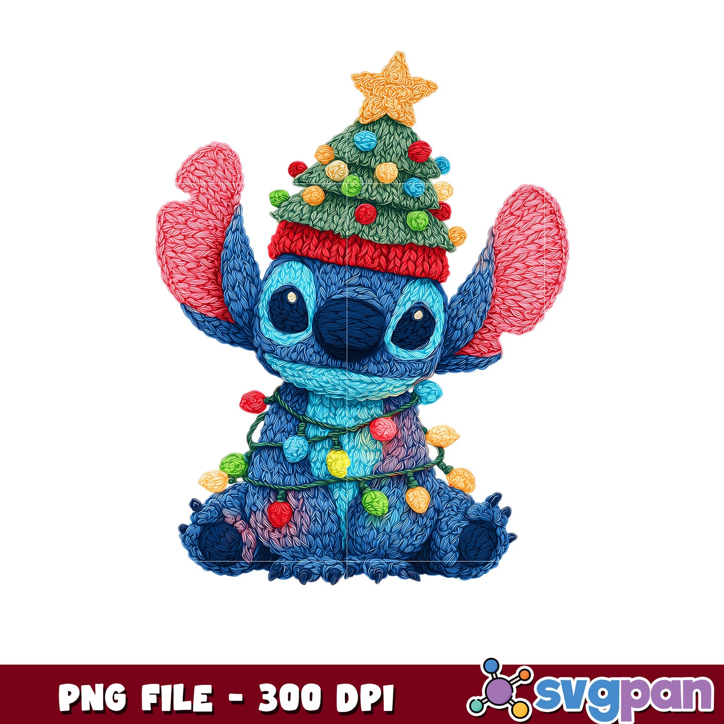 Stitch png, spirit christmas​ png, christmas cards​ png