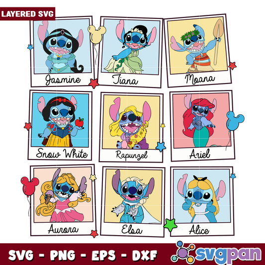 Stitch princess png, lilo and stitch  png, disney pixar png