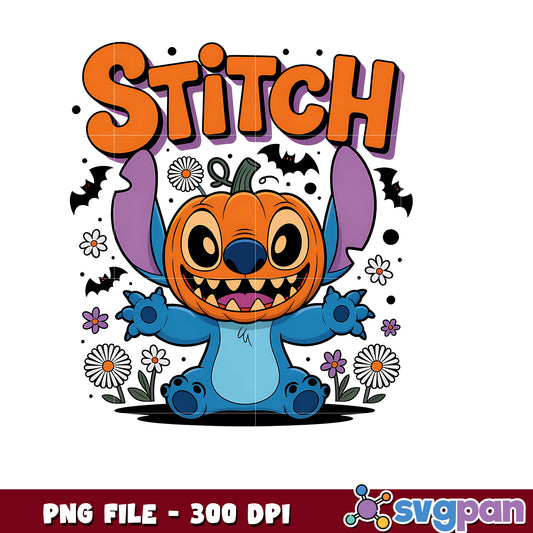 Stitch pumkin head png