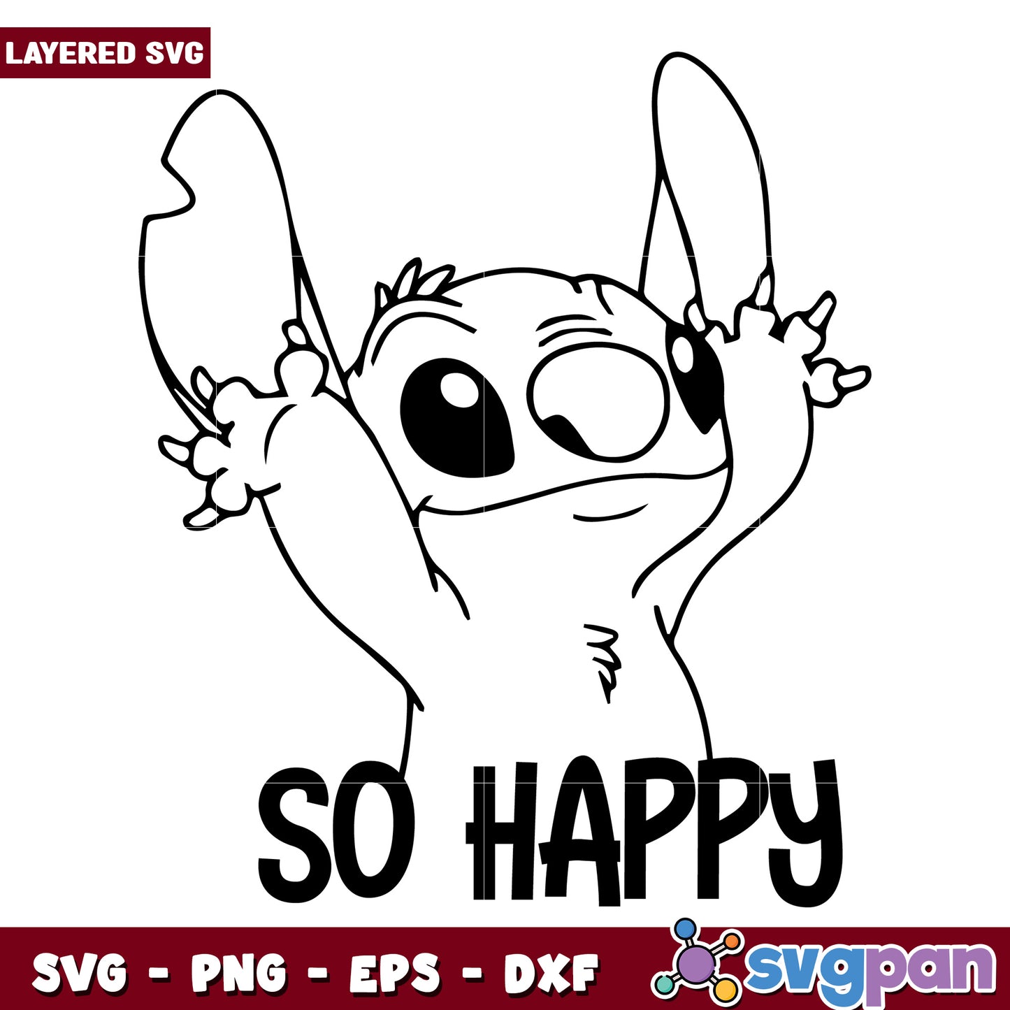 Stitch so happy svg, lilo and stitch toys svg, lilo and stitch movie svg