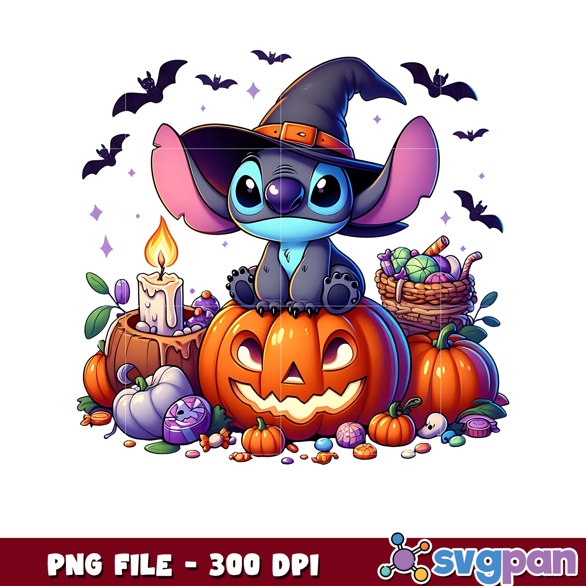 Stitch witch with the pumpkin png, halloween costumes png, spirit halloween png
