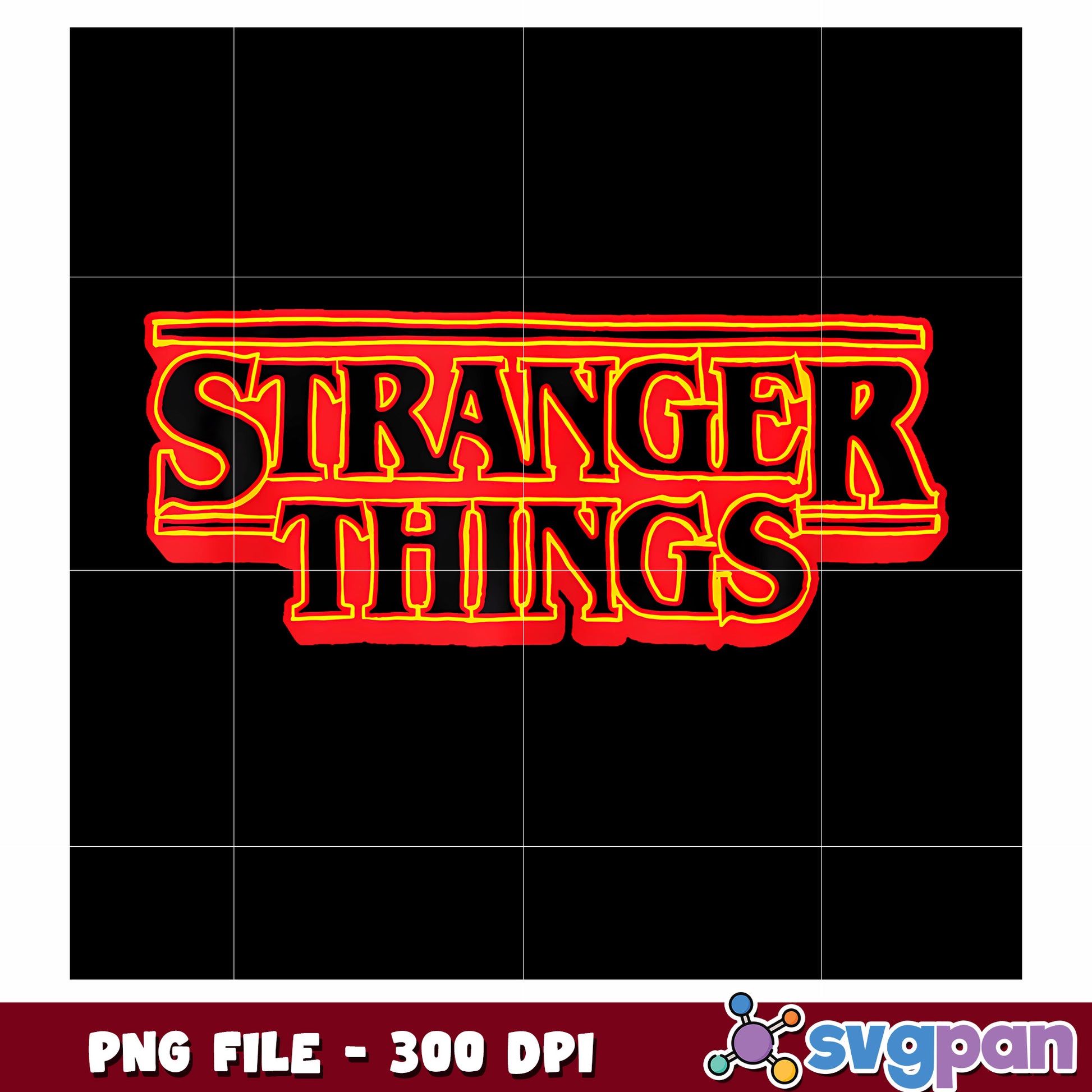 Strangers things logo png, stranger things​ png, netfllix png
