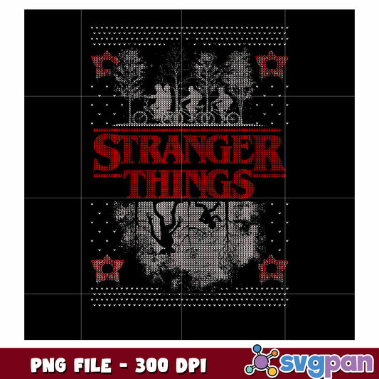 Stranger things logo png, hawkins town png, friends png