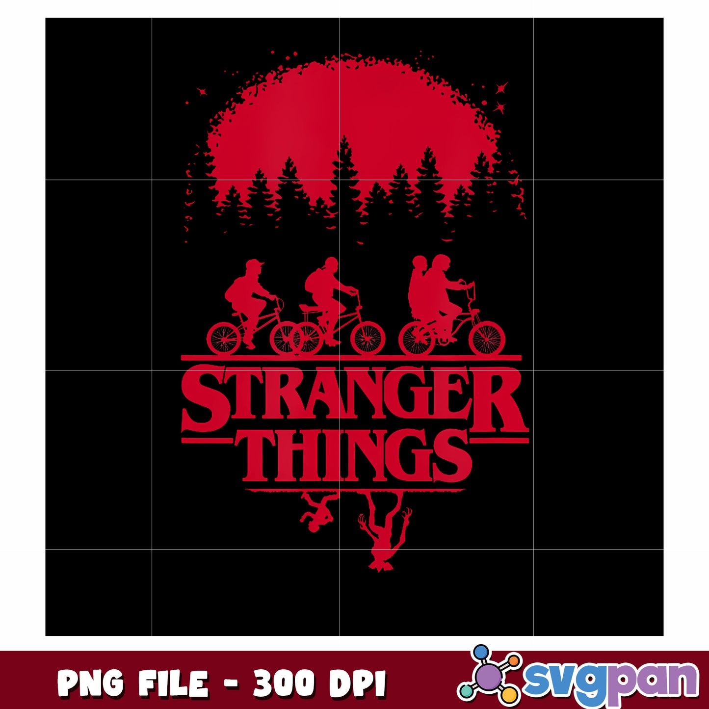 Stranger things red logo png, new stranger things png, mystery movie png