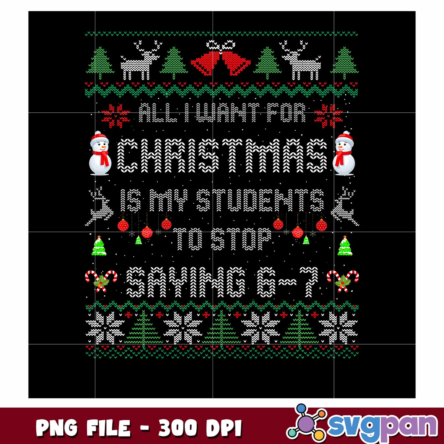 Students Saying 6-7 png, christmas time​ png, trending quotess png