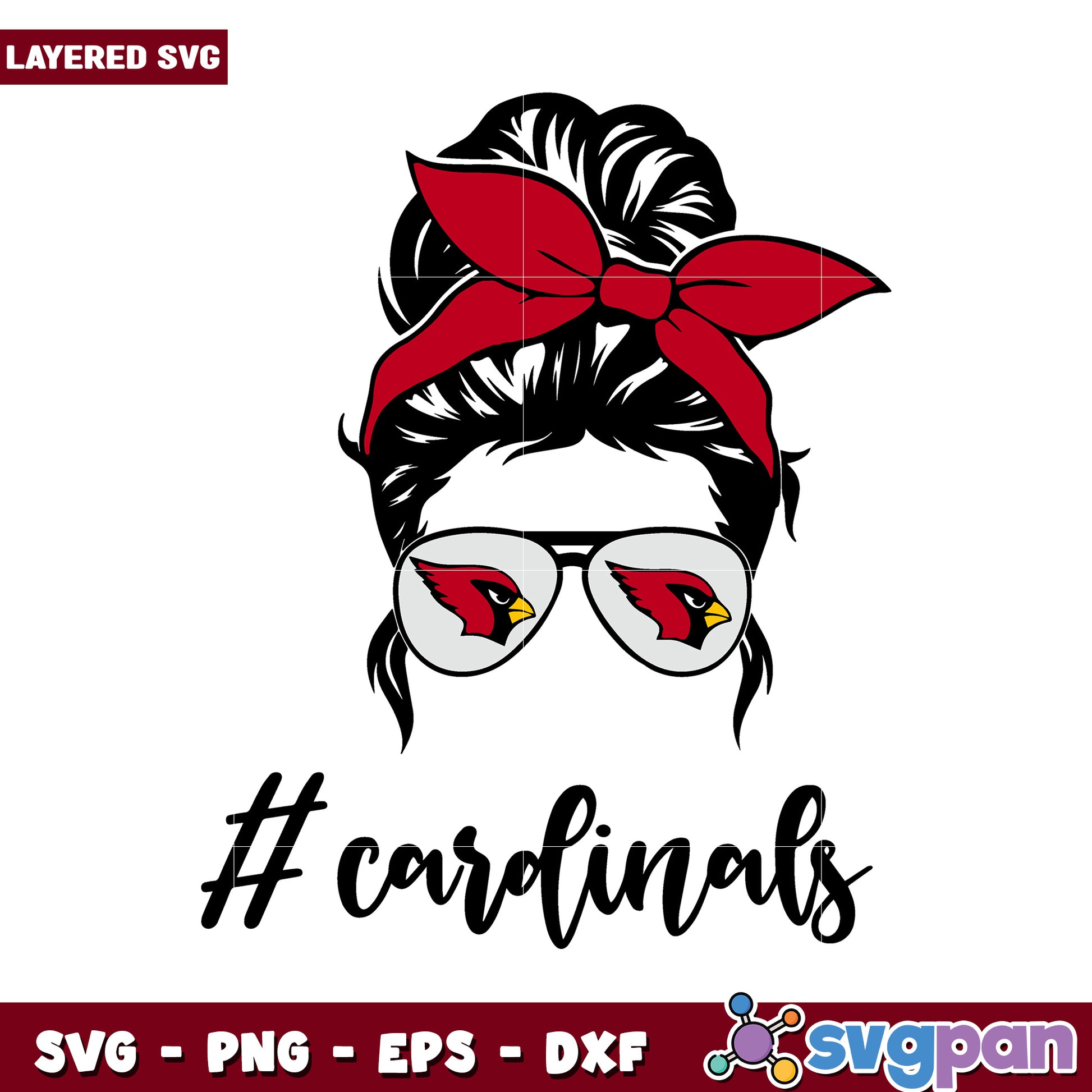 Stylish Cardinal Graphic Design for Fans, Perfect for Crafts and More