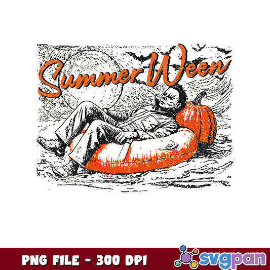 Summerween michael myers png, halloween quotes png, halloween and party​ png