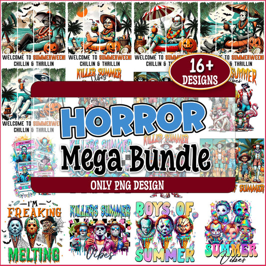 Summerween vibes png bundle