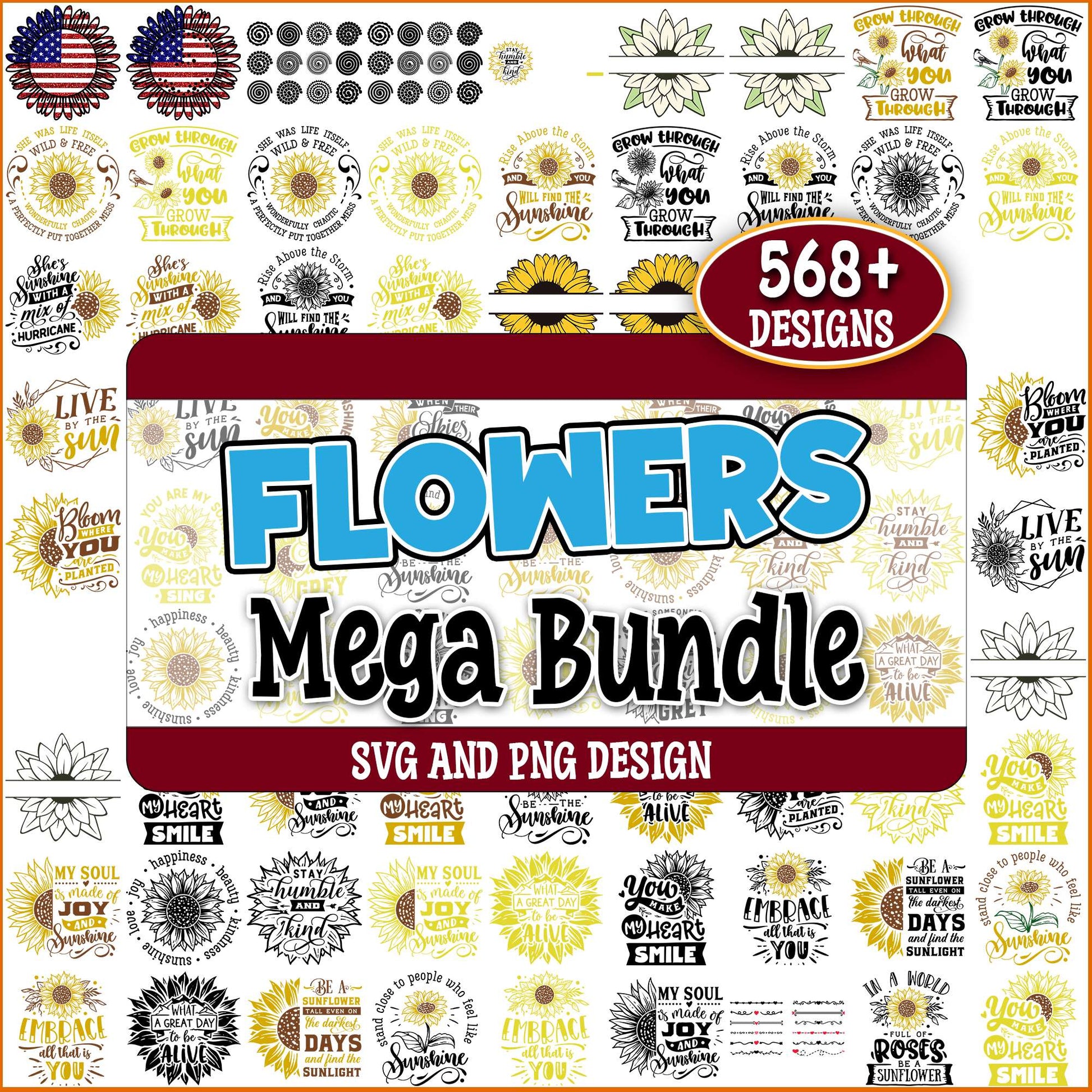 Sunflower svg bundle