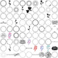 Sunflower svg bundle, flower types svg, flower drawings svg