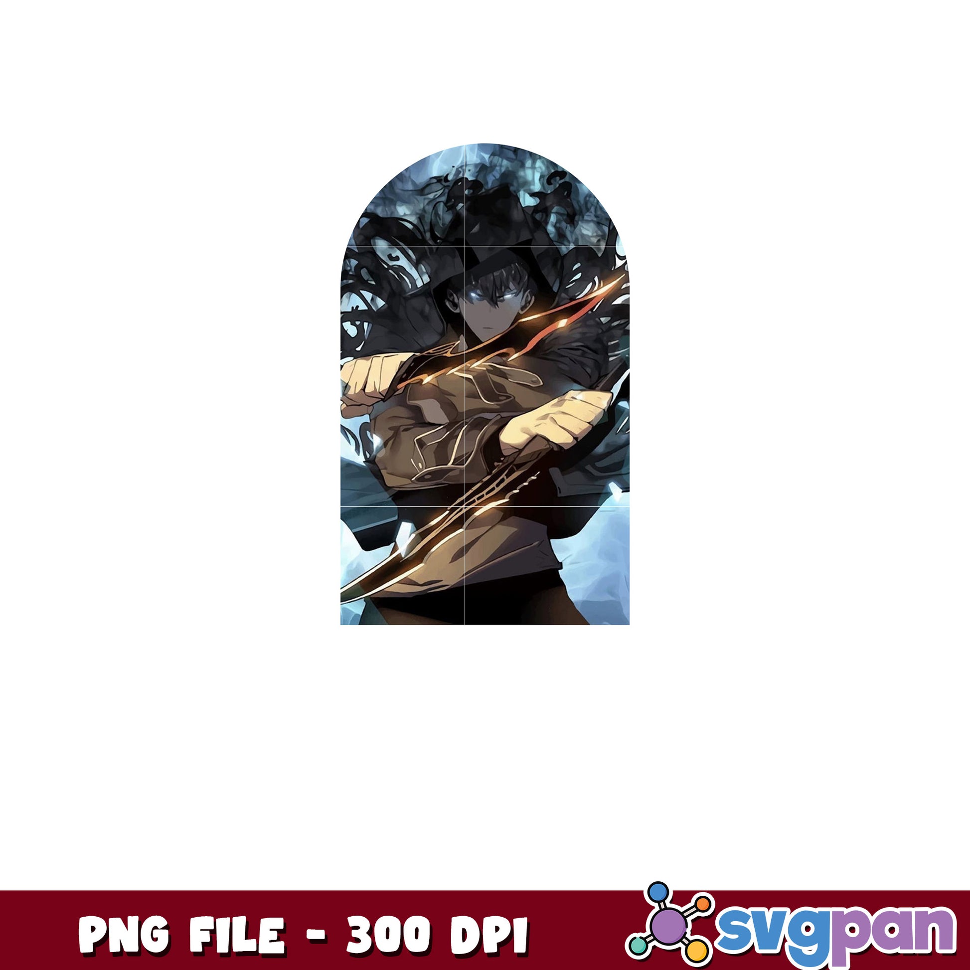 Sung jin woo anime png, webtoon anime​​ png, anime 2025 png