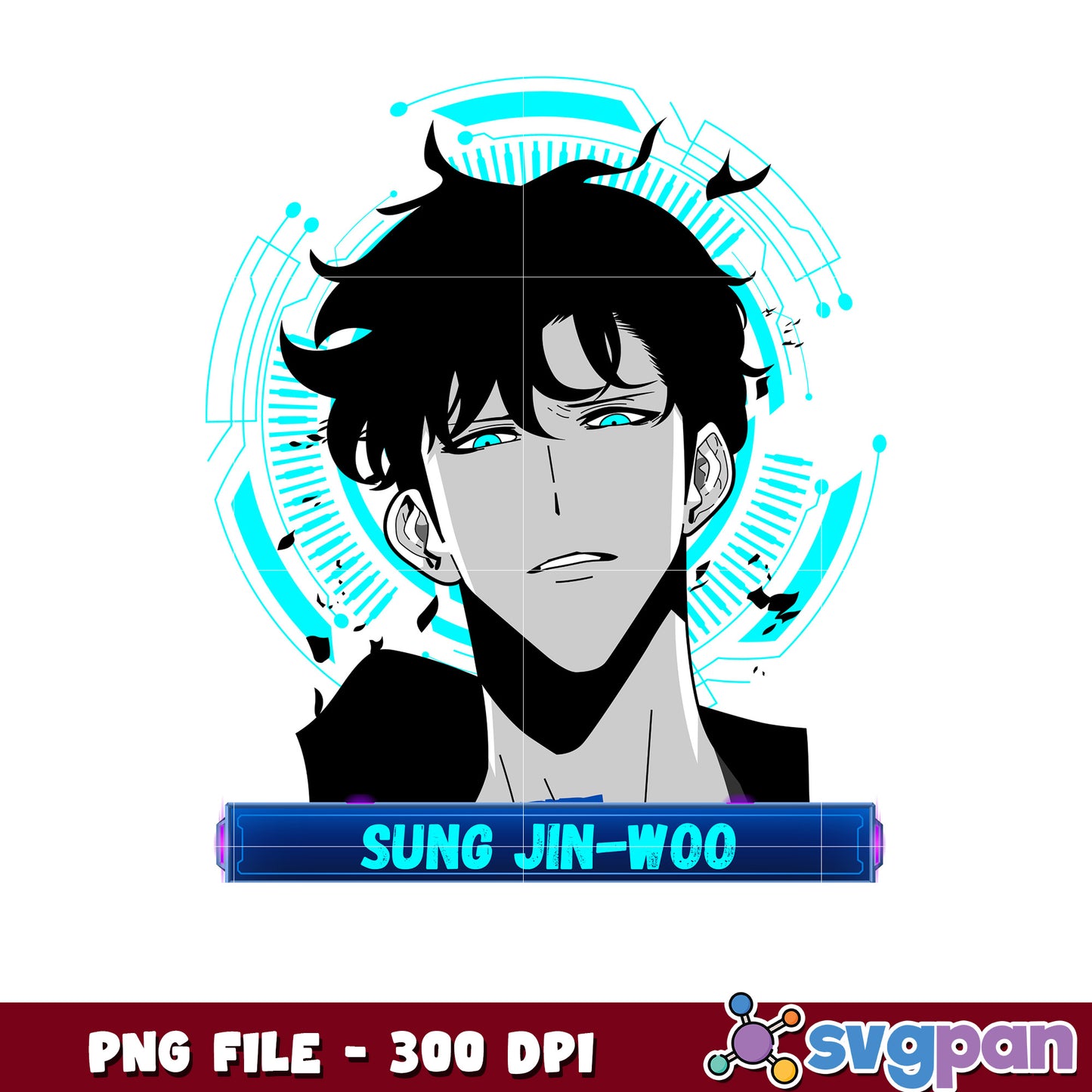 Sung jin woo illustration png, webtoon anime png, anime 2025 png