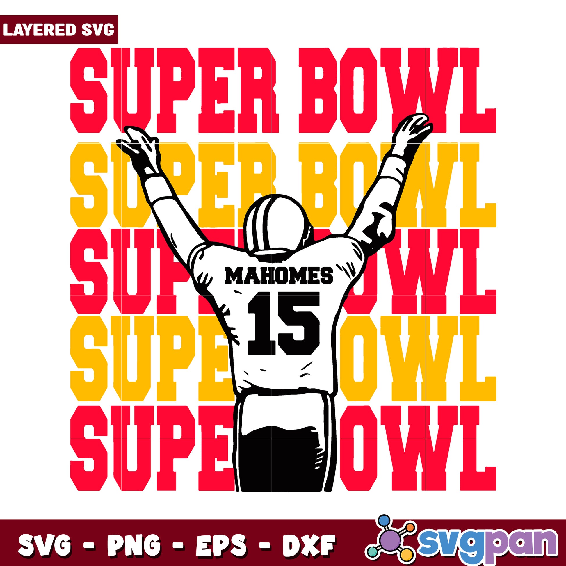 Super Bowl SVG Design for Fans, Celebrate Your Love of Football