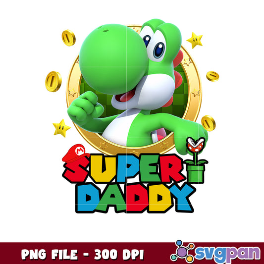 Super daddy png, super mario png, mario characters png
